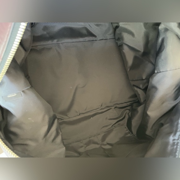 Coach Voyager 52 sport calf travel bag 2 way w/ strap nickel oxblood burgundy - Picture 12 of 13